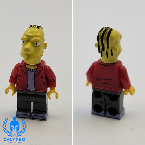 Simpsons Larry Custom UV Printed PCC Series Miniature