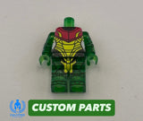 Metroid Corrupted Hologram Hunter Armor Custom UV Printed PCC Series Miniature Body