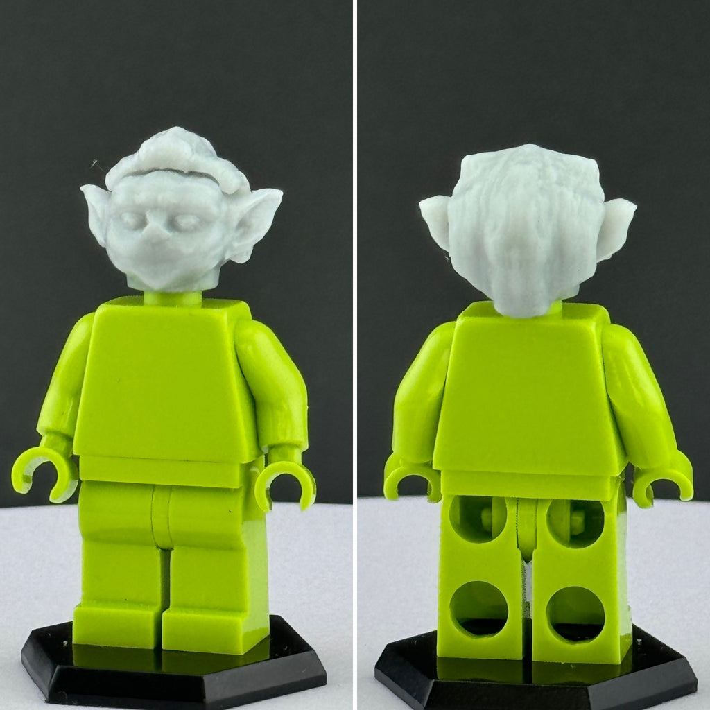 3d Printer 3d Lego Head Calypso Customs Custom 3D Printed Yaddle