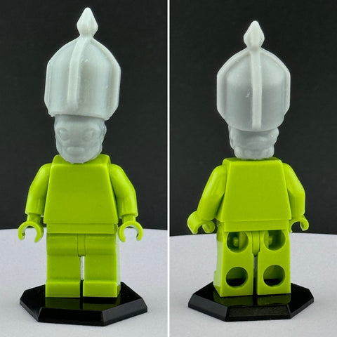 Custom 3D Printed Lok Durd Alien Head + Custom Hat