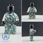 Teth Camouflage Clone Trooper  PCC Series Minifigure Body
