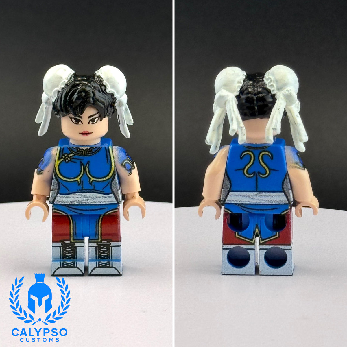 Calypso Customs Chun Li SF Custom Printed PCC Series Miniature