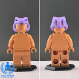 Custom 3D Printed Purple Snake Helmet Miniature Piece