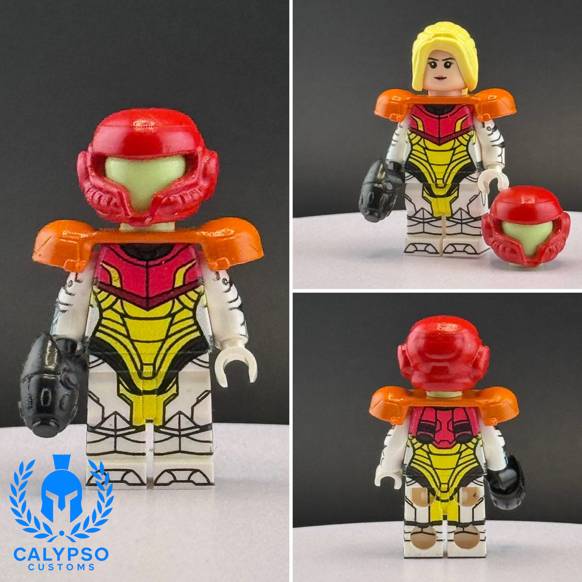 Calypso Customs Metroid Varia Suit Samus Aran Custom UV Printed PCC ...