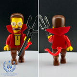 Simpsons Devil Flanders Custom Printed PCC Series Miniature