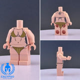 Bronze Swimsuit Bikini V1 Custom UV Printed PCC Series Miniature Body