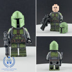 Hulk Armored Mandalorian Custom Printed PCC Series Minifigure