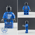 Blue Neo Crusader Mandalorian Armor V2 PCC Series Minifigure Body