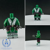 Green Jedi Temple Crusader Robes Custom Printed PCC Series Miniature Body