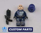 Blue Neo Crusader Mandalorian Custom UV Printed PCC Series Miniature