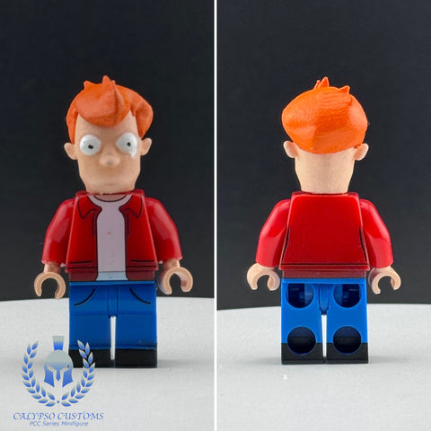 Futurama Fry Custom Printed PCC Series Minifigure