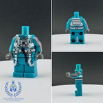 Teal Blue Rebel Flight Suit Custom Printed PCC Series Miniature Body