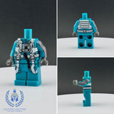 Teal Blue Rebel Flight Suit Custom Printed PCC Series Miniature Body