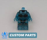 Transparent Cyan Spartan Armor Custom UV Printed PCC Series Miniature Body