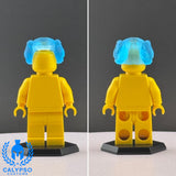 Custom 3D Printed Hologram Princess Leia Hairpiece Miniature Piece