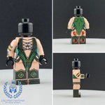 Jade Kombat Robes PCC Series Minifigure Body