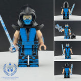 Mortal Kombat Sub Zero Custom Printed PCC Series Minifigure