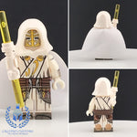 White Jedi Temple Guard Custom Printed PCC Series Minifigure