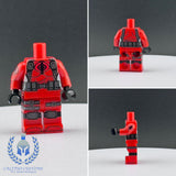 Cobra Female Red Trooper Outfit Custom Printed PCC Series Miniature Body