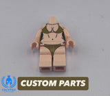Bronze Swimsuit Bikini V1 Custom UV Printed PCC Series Miniature Body