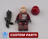 Red Neo Crusader Mandalorian Custom UV Printed PCC Series Miniature
