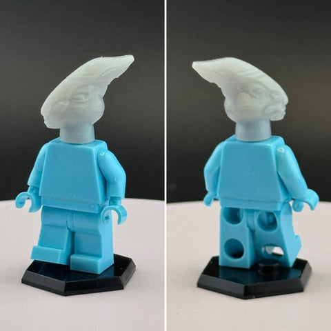 Calypso Customs Custom 3D Printer Grey Vurk Alein Head Miniature Piece