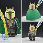 Loki Armored Mandalorian Custom Printed PCC Series Minifigure