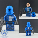 Blue Neo Crusader Mandalorian V2 Custom Printed PCC Series Minifigure