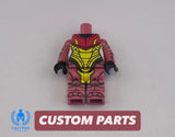 Metroid Rose Smash Hunter Suit Custom UV Printed PCC Series Miniature Body