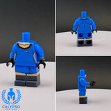 Startrek Blue Female Officer Uniform Custom UV Printed PCC Series Miniature Body