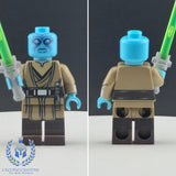 Jedi Master Halsey Custom Printed PCC Series Minifigure