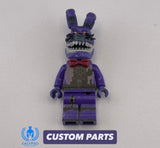 FNAF Nightmare Bonnie Custom UV Printed PCC Series Miniature