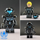 Metroid: Dark Suit Samus Custom UV Printed PCC Series Miniature