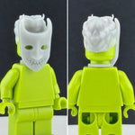 Custom 3D Printed NBC Lock  Mask/Hair (2 pieces)