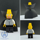 Simpsons Vampire Abe Custom Printed PCC Series Miniature