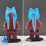 Custom 3D Printed Hologram Togruta Montral Headtails Miniature Piece