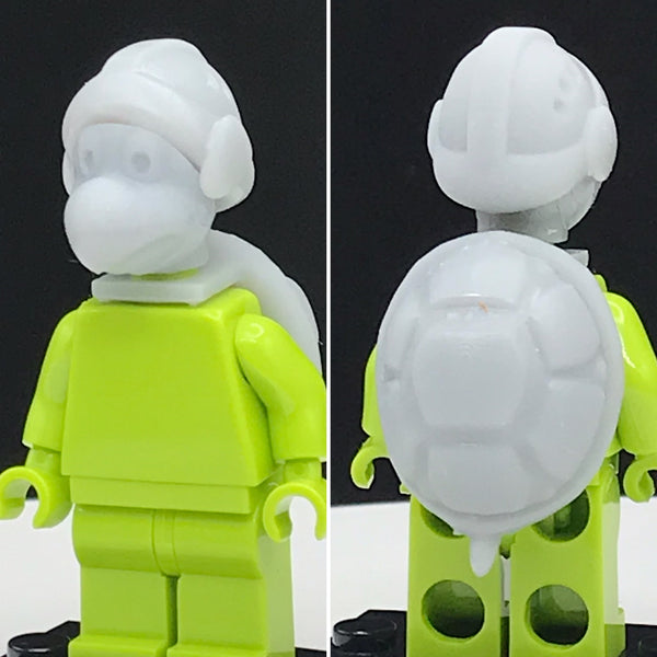 Calypso Customs Custom 3D Koopa Troopar Minifigure Kit (4 Pieces)