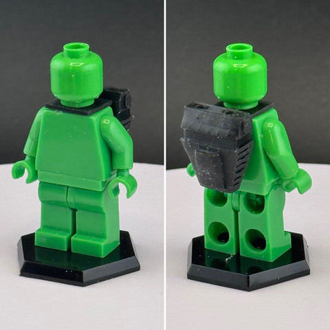 Custom 3D Printed Cobra BAT Backpack, Black Miniature Piece