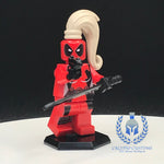 Female Deadpool Custom Printed PCC Series Minifigure