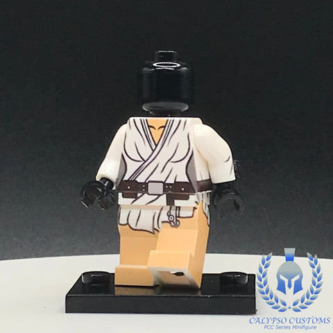 Desert Jedi Female Famer Robes PCC Series Minifigure Body
