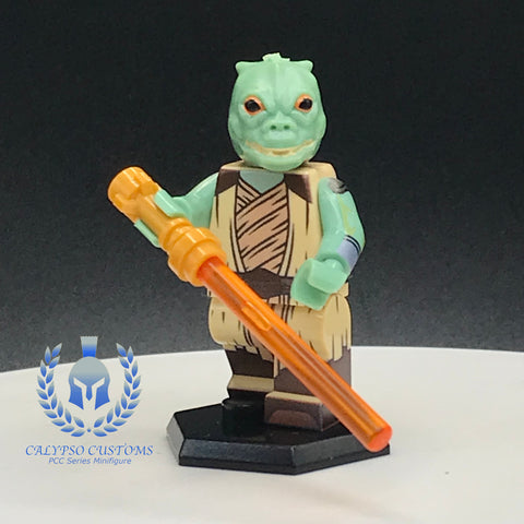 Trandoshan Jedi Knight Custom Printed PCC Series Minifigure