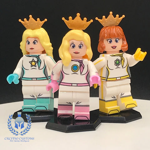 Mariokart Princess Racers Pack Custom Printed PCC Series Miniature Figure Set