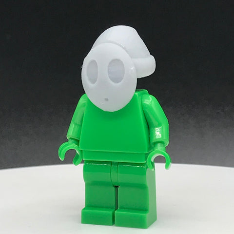 Custom 3D Printed Shy Guy Head (2 Pieces)