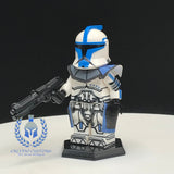 Blue Clone Phase I ARC Trooper Custom Printed PCC Series Minifigure