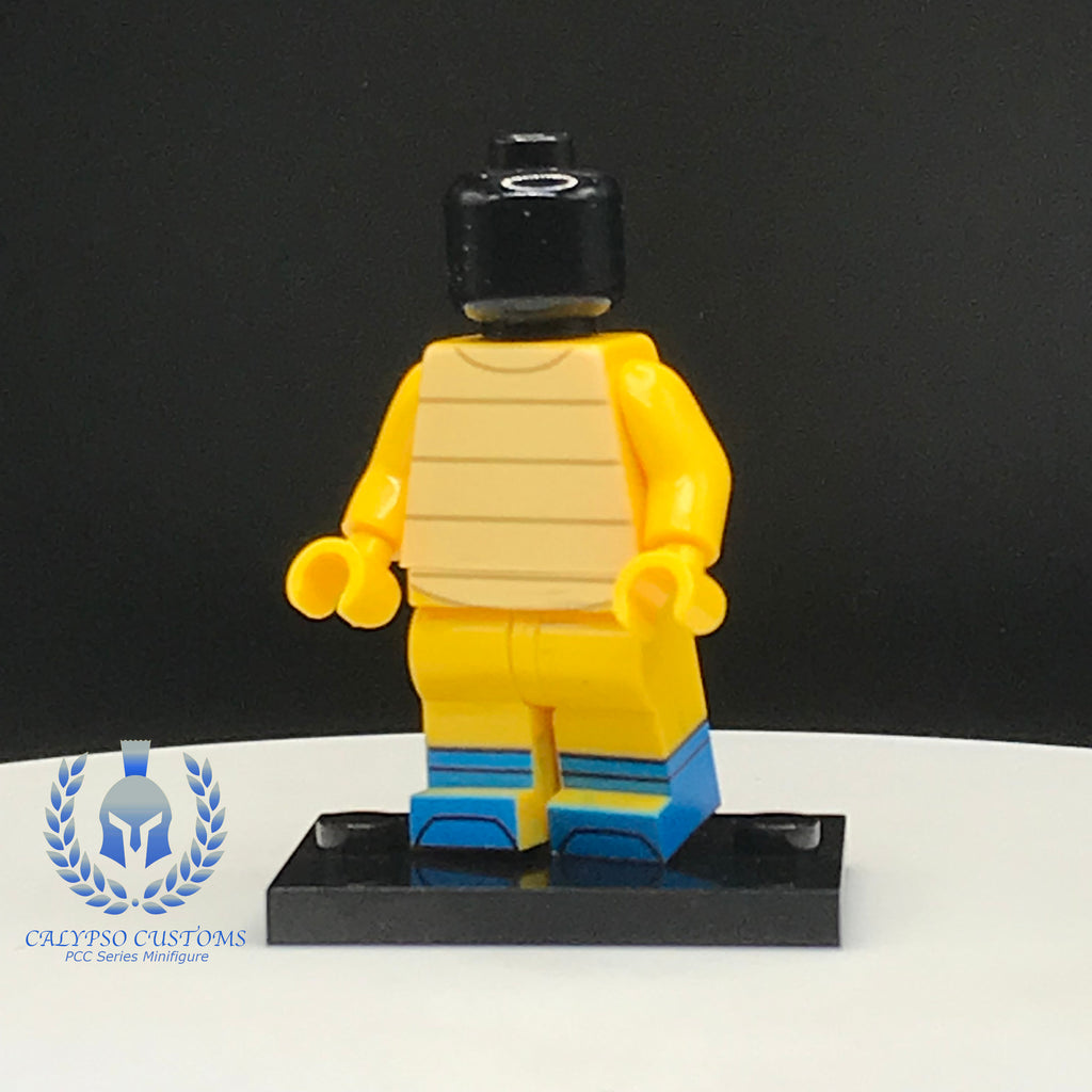 Calypso Customs Mario Blue Koopa Shell Suit PCC Series Minifigure Body