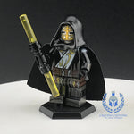 Black Jedi Temple Guard Custom Printed PCC Series Minifigure