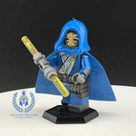 Blue Jedi Temple Guard Custom Printed PCC Series Minifigure