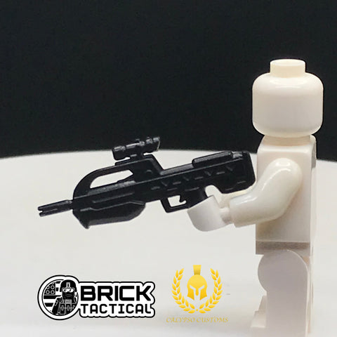 BrickTactical Halo Battle Rifle (Black) Minifigure Weapon