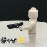 BrickTactical Mando BT35 Blaster Pistol (Black) Minifigure Weapon
