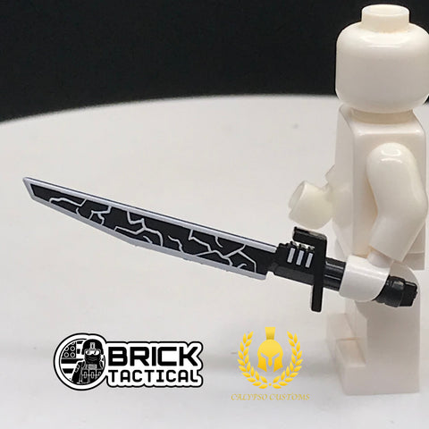 BrickTactical Overmolded Darksaber Lightsaber Minifigure Weapon